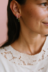 Sparkle Verde Earrings