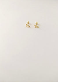 Gold Cross Earrings