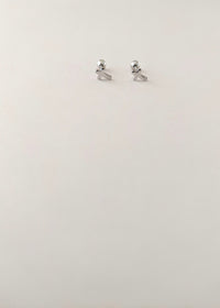 Silver Cross Earrings